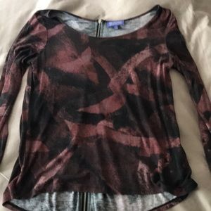 Vivienne Tam shirt, Zippered back!